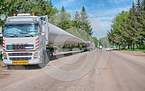 Wind turbines on trailer