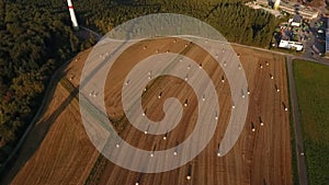 Wind turbines, wind park, Rheingau-Taunus area