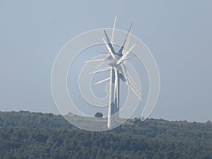 Wind turbines windmills wind energy renewable electric power