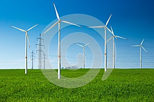 Wind turbines and wiring