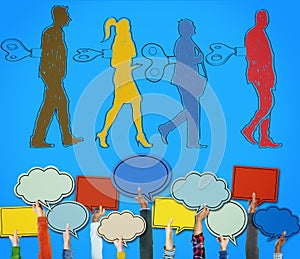 Wind Up Forced Management Take Control Brainwashed Concept