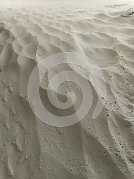 Windblown sand patterns