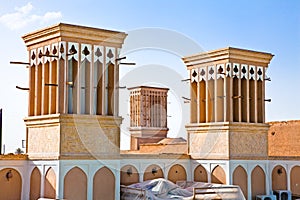 Windcatcher of an house in Yazd city