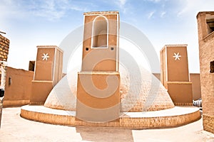 Windcatcher of an old house, Yazd, Ir