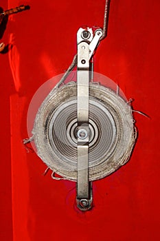 Winder and strap for roller shutter