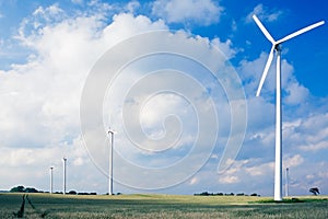 Windfarm on agricultural land