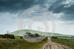 Windfarm on the hill