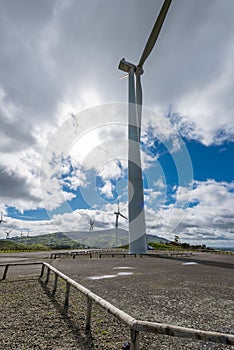 A windfarm in New Zealand