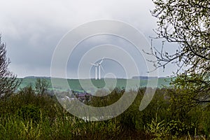 Windfarm Through The Trees