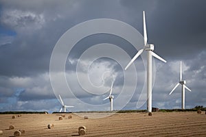 Windfarms in fields in England