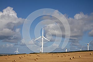 Windfarms in fields in England