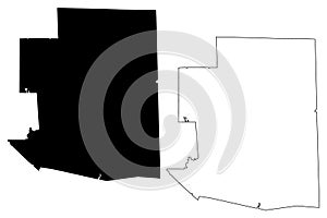 Windham County, Connecticut U.S. county, United States of America,USA, U.S., US map vector illustration, scribble sketch Windham