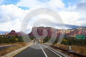 Winding Airport Road viewed from Sedona Airport Vortex