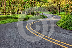 Winding Country Road photo