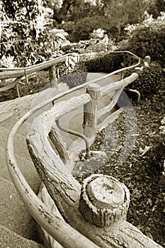 Winding handrail photo