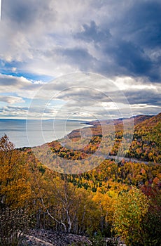 Highway in Cape Breton Nova Scotia