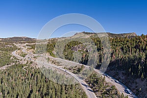 Winding Highway Road in California