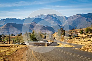 Winding Lesotho Road