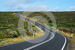 winding mountain road