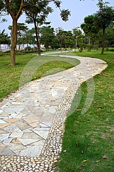 Winding path