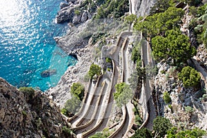 Winding path to the sea