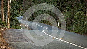 Winding Road In Australia