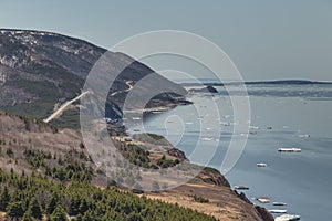 Winding Road at Cabot Trail Horizontal