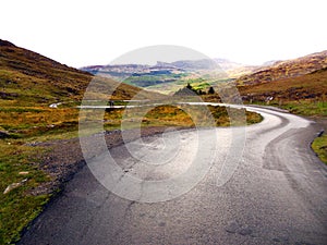 Winding Road in Ireland