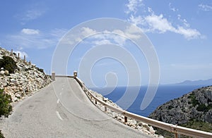 Winding road, raw