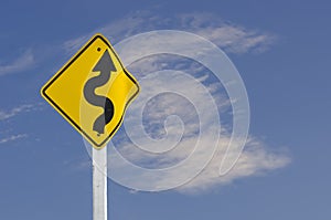 Winding Road Sign