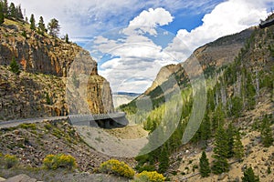 Winding scenics road photo