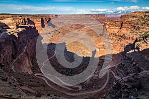 Winding Shafer Trail Panorama