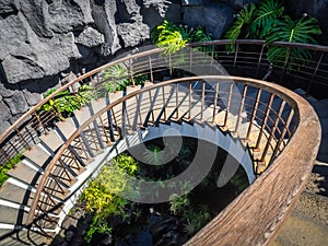 Winding Stairs in the Cesar Marique Foundation