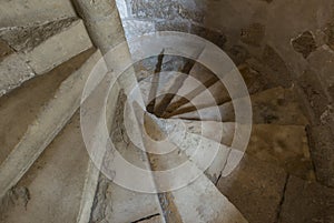 Winding Stairs in Old Castle