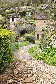 Winding Stone Path to Stone Cottage