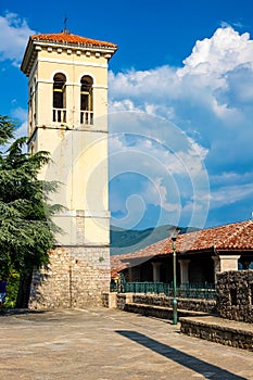 Winding street of the authentic, old town of Herceg Novi