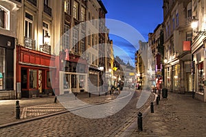 Winding Street, Brussels, Belgium