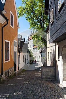 Winding street Visby