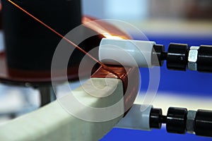 Winding of the toroidal coils