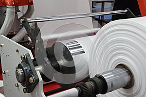 Winding unit of extrusion plastic film blowing machine photo