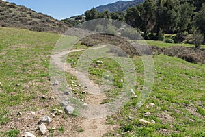 Winding Walking Path in Santa Clarita