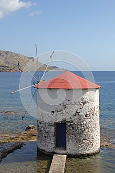 Windmill in the Aegean Sea, Leros