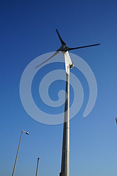 Windmill against the sky. Cirkewwa, Mellieha, Malta