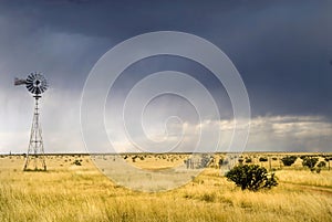 Windmill along Route 66 in Texas