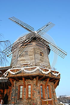 Windmill ancient photo