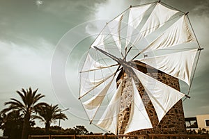 Windmill in Antimachia, Kos, Greece