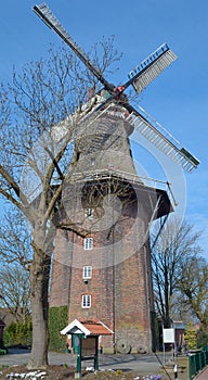 Windmill of Aurich,East Frisia,Germany photo