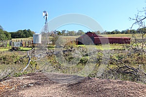 Windmill and the Barn