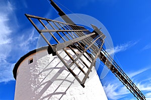 Windmill blades in Campo de Criptana.