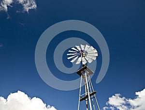 Windmill and Blue Sky